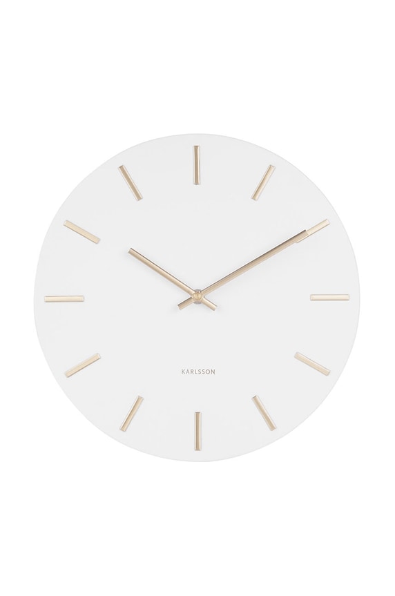 Karlsson ceas de perete alb KA5821WH