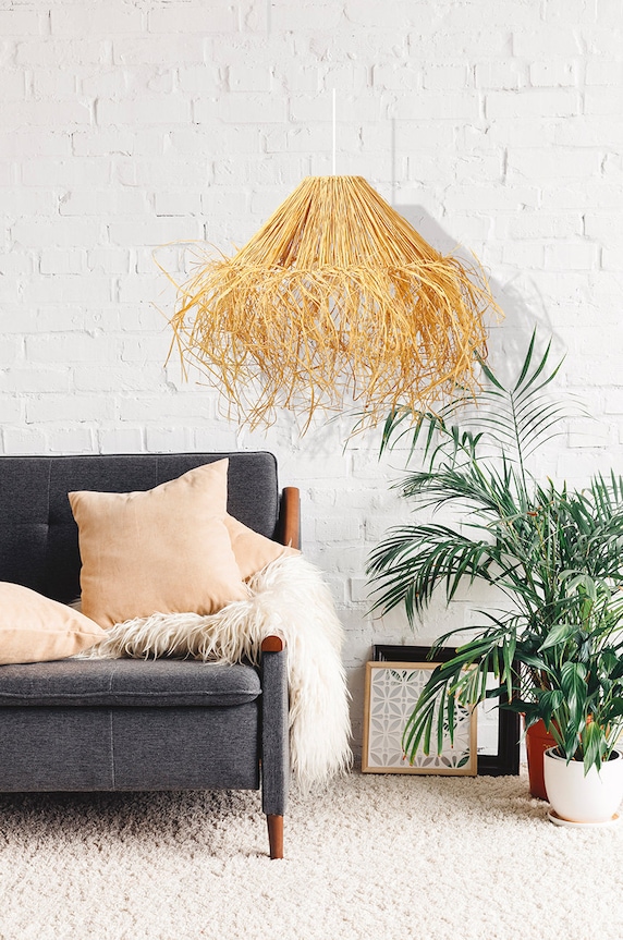 DIY sada stínidel Graine Creative Raffia Lampshade 950002 vícebarevná AA00