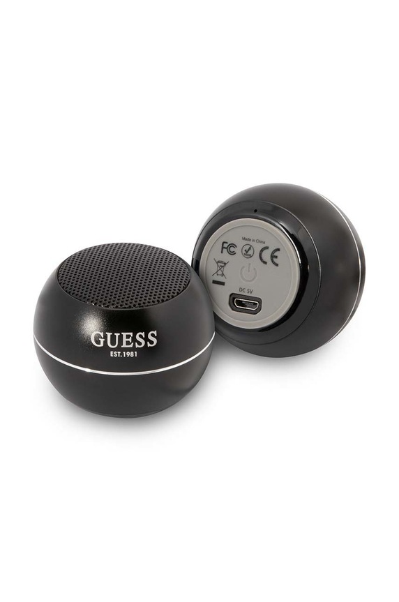 Бездротова колонка Guess mini speaker GUWSALGEK чорний AA00