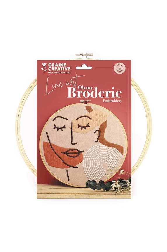 Graine Creative zestaw do haftowania line art 420271 multicolor