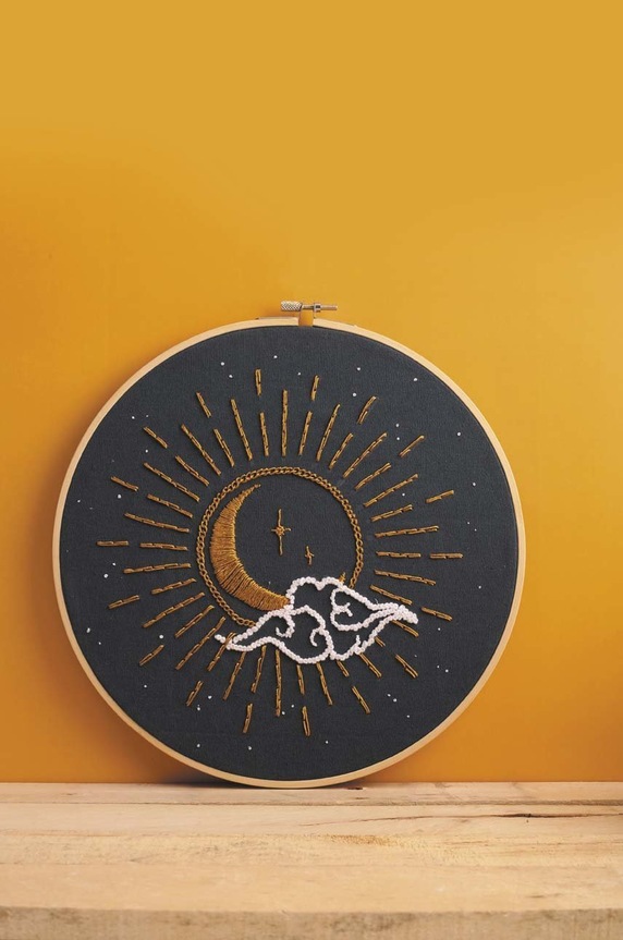 Κιτ κεντήματος Graine Creative celestial embroidery diy kit 420273 πολύχρωμο AA00