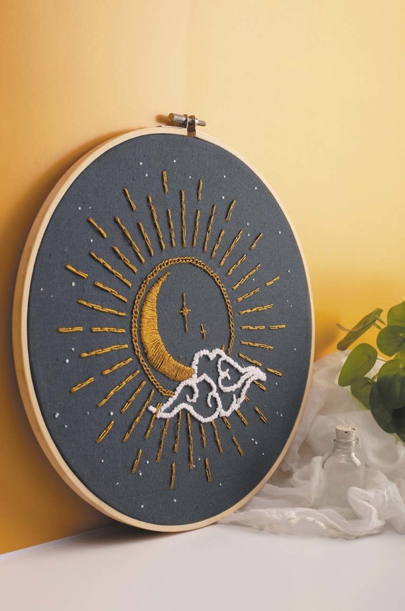 Lifestyle Κιτ κεντήματος Graine Creative celestial embroidery diy kit 420273 πολύχρωμο