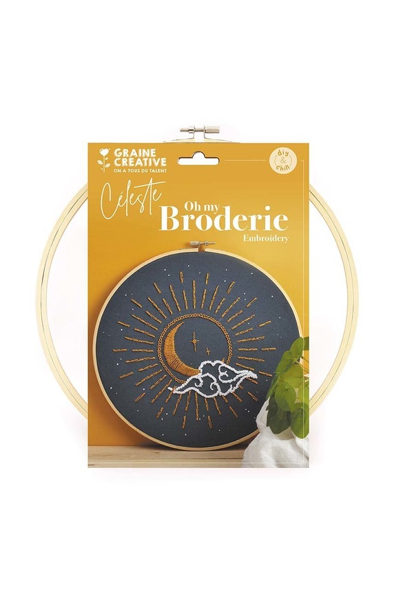 Κιτ κεντήματος Graine Creative celestial embroidery diy kit πολύχρωμο 420273