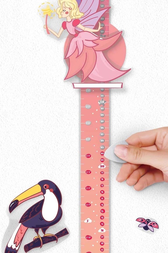 Mjerač visine sa strugalicom 1DEA.me RGpl šarena AA00