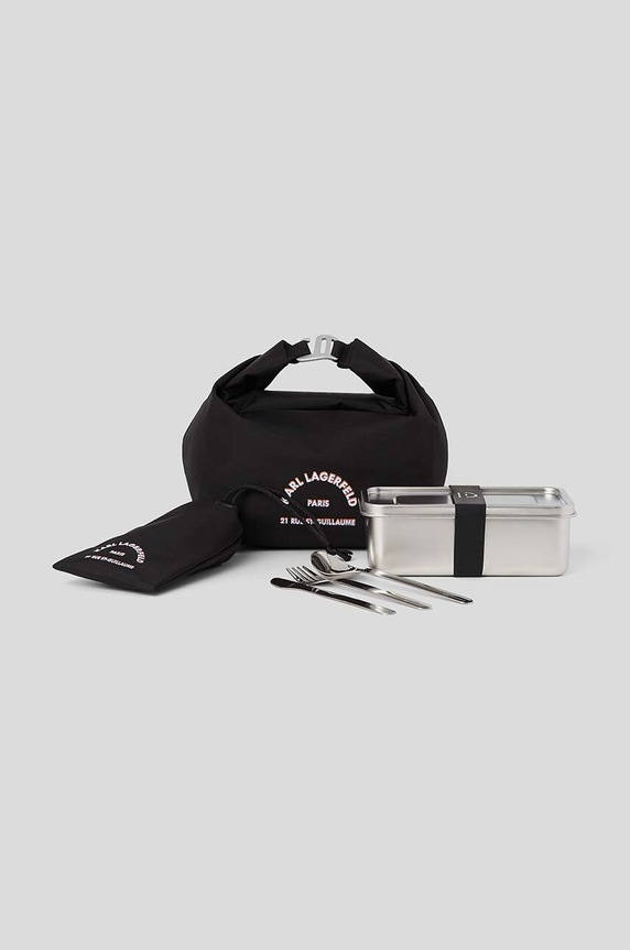 Karl Lagerfeld set de picnic negru 235W4004