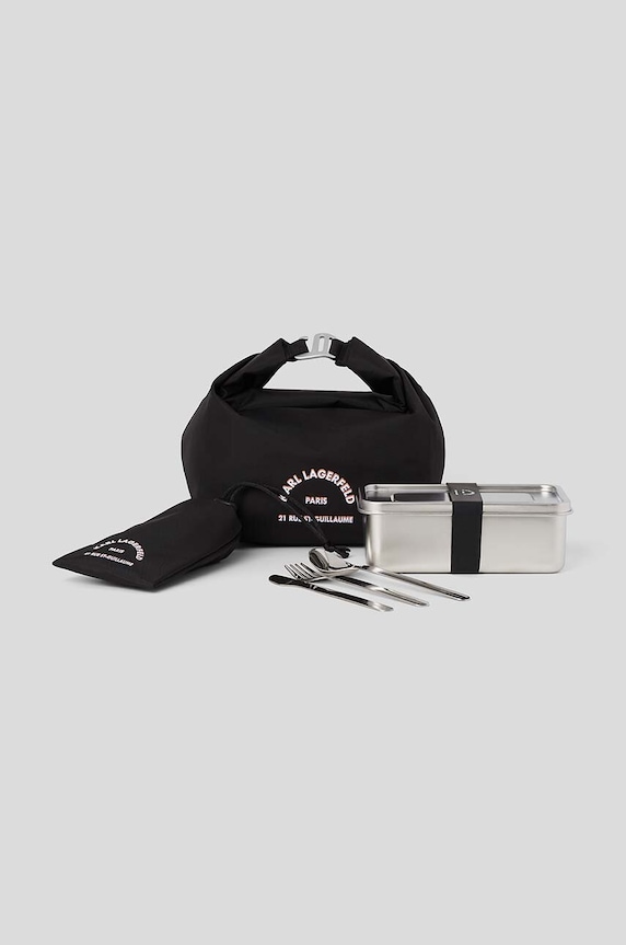 Karl Lagerfeld set de picnic negru 235W4004