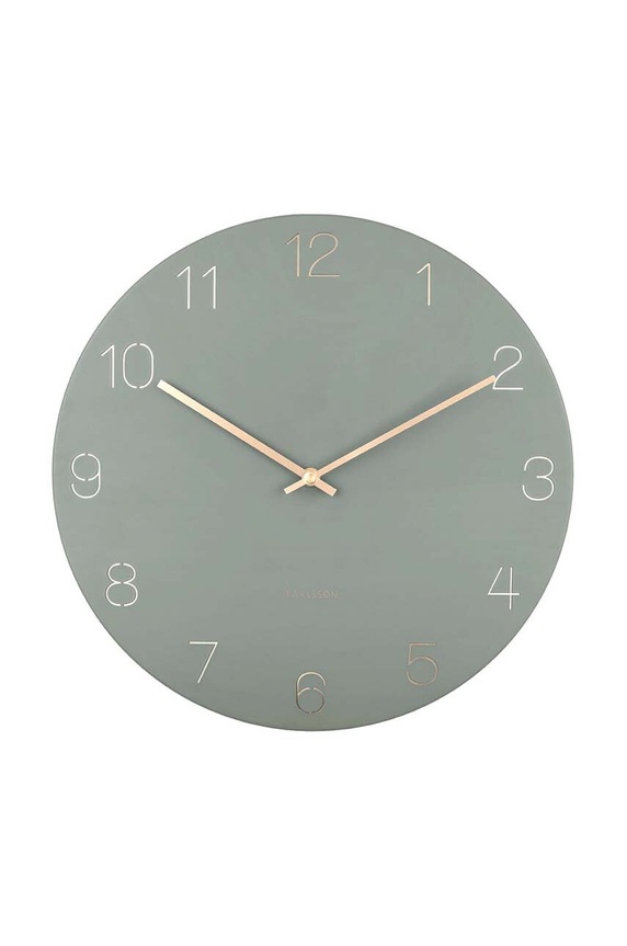 Karlsson ceas de perete Charm Numbers verde KA5762GR