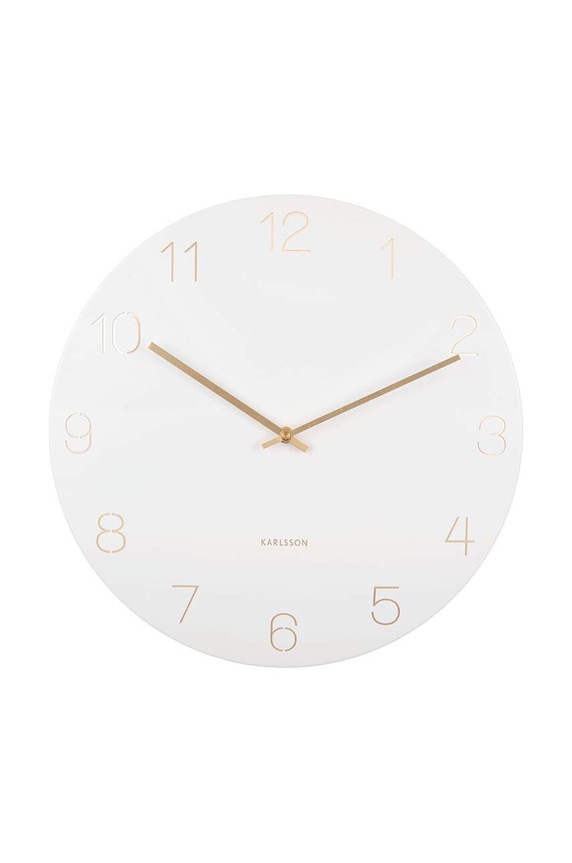 Ρολόι τοίχου Karlsson Charm Numbers λευκό KA5762WH