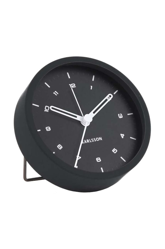 Karlsson ceas cu alarmă Tinge negru KA5806BK