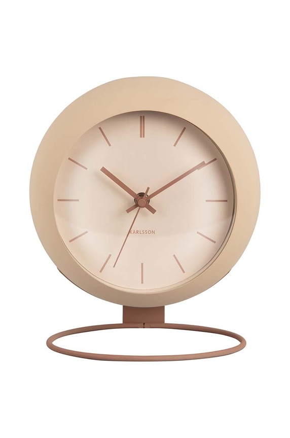 Настолен часовник Karlsson Nirvana Globe кафяв KA5858SB