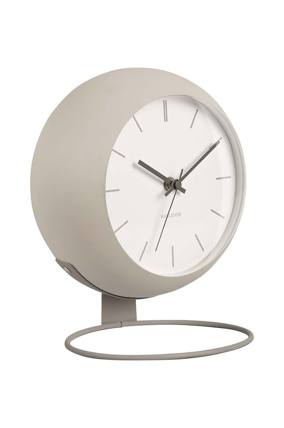 Stolni sat Karlsson Nirvana Globe KA5858WG siva AA00