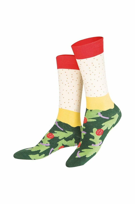 Oblečenie Ponožky Eat My Socks Pizza Vegan EMSNOCPINV viacfarebná