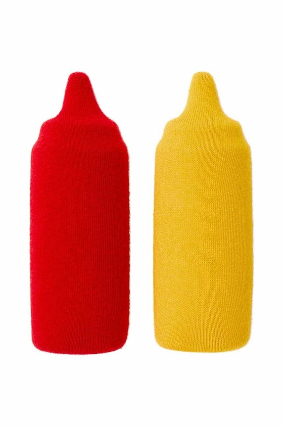 Ponožky Eat My Socks Ketchup & Mustard 2-pack EMSNCKEMX2 vícebarevná AA00