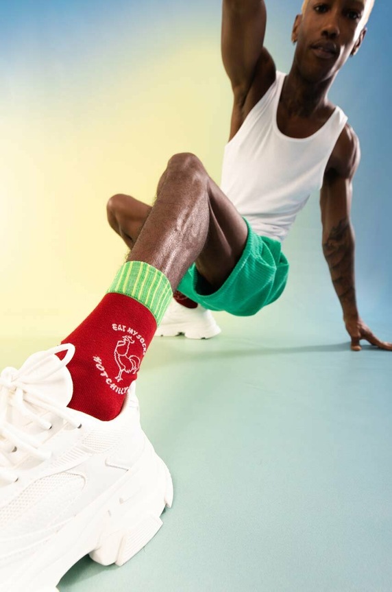 Eat My Socks skarpetki Hot Sauce multicolor EMSNCHOTSA