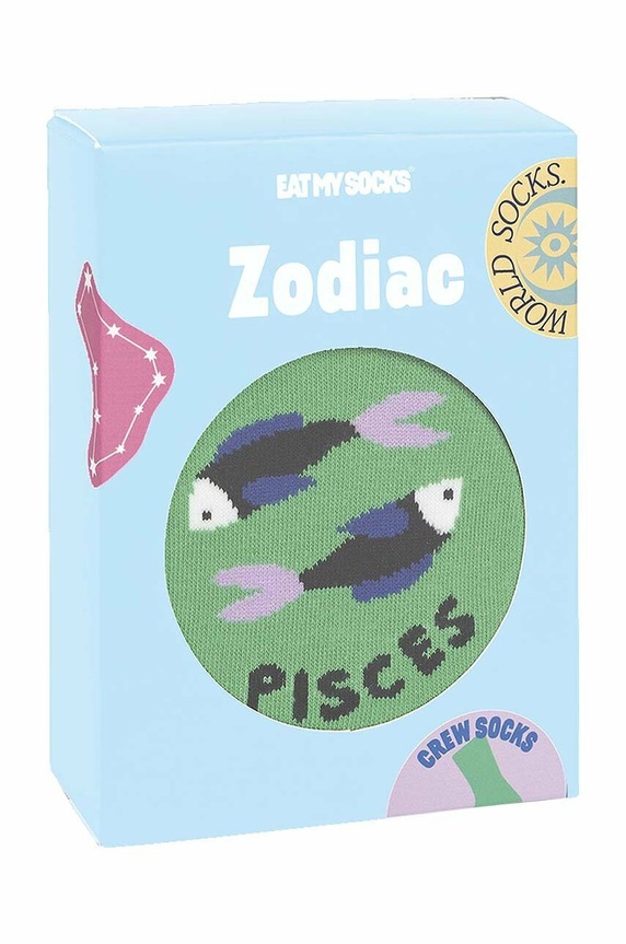 Eat My Socks skarpetki Zodiac Piscis multicolor EMSNCRZOPI