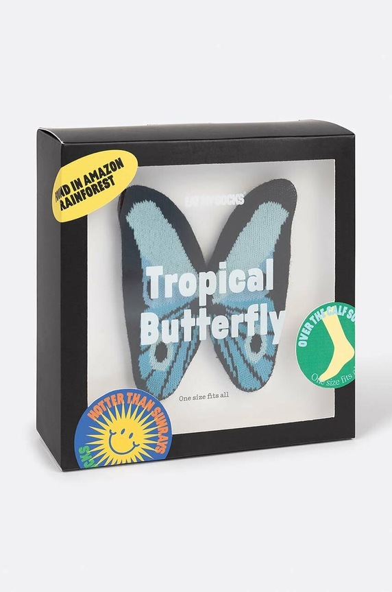 Ponožky Eat My Socks Tropical Butterfly vícebarevná EMSNOCTBBL