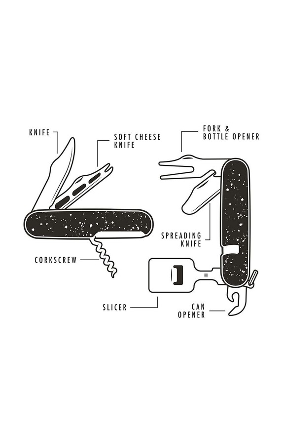 Gentlemen's Hardware multitool Cheese and Wine Tool multicolor GEN350UK