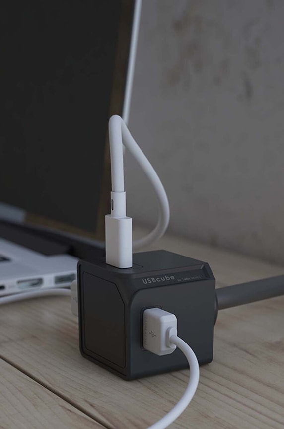 Lifestyle PowerCube ładowarka portowa usb USBcube Extended USB A+C 10467BK/EUACMC czarny