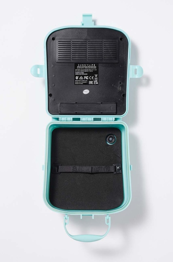 Ψυγείο με ηχείο SunnyLife Beach Sounds τιρκουάζ S3IBSOAQ