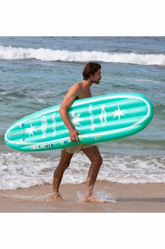 Madrac na napuhavanje za plivanje SunnyLife De Playa Esmerald S3LBSBDA tirkizna