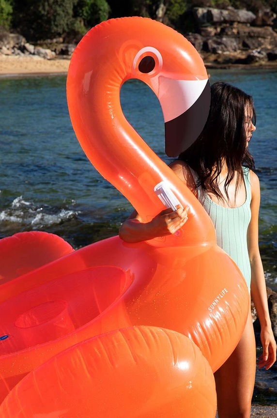 SunnyLife felfújható matrac úszáshoz Rosie Watermelon S3LRIDNR narancssárga