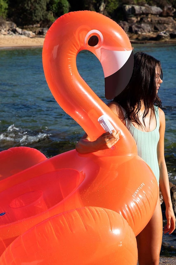 SunnyLife felfújható matrac úszáshoz Rosie Watermelon S3LRIDNR narancssárga