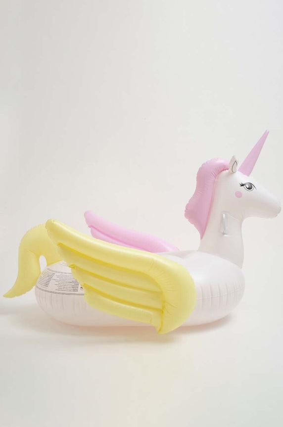 Madrac na napuhavanje za plivanje SunnyLife Luxe Ride-On Float Unicorn Past šarena S3LRIDGU