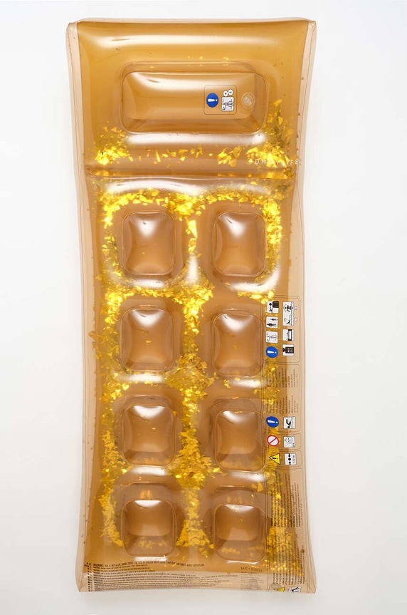 SunnyLife matterasso gonfiabile Disco Gold S3LRLIGO giallo AA00