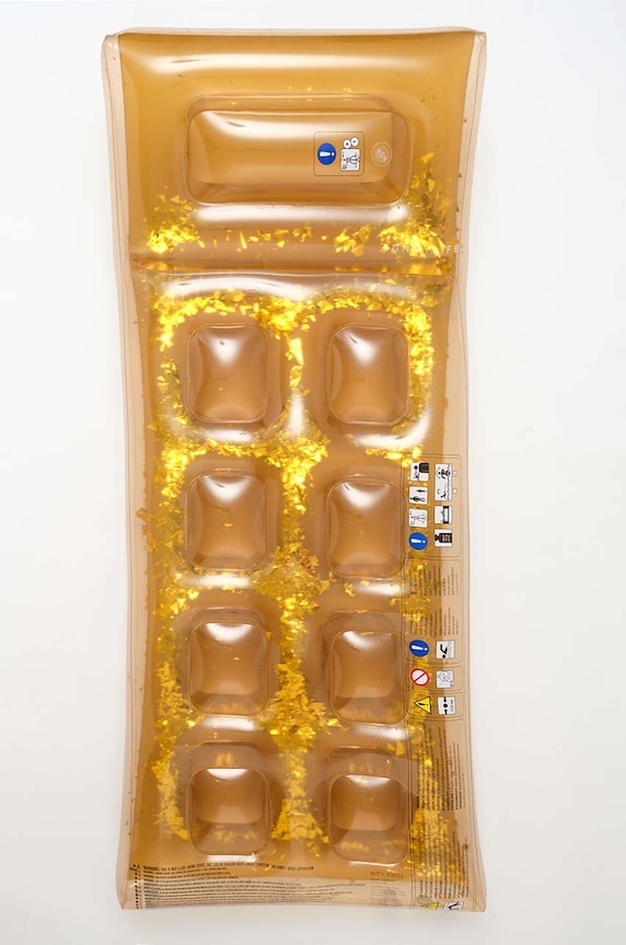 SunnyLife matterasso gonfiabile Disco Gold S3LRLIGO giallo AA00