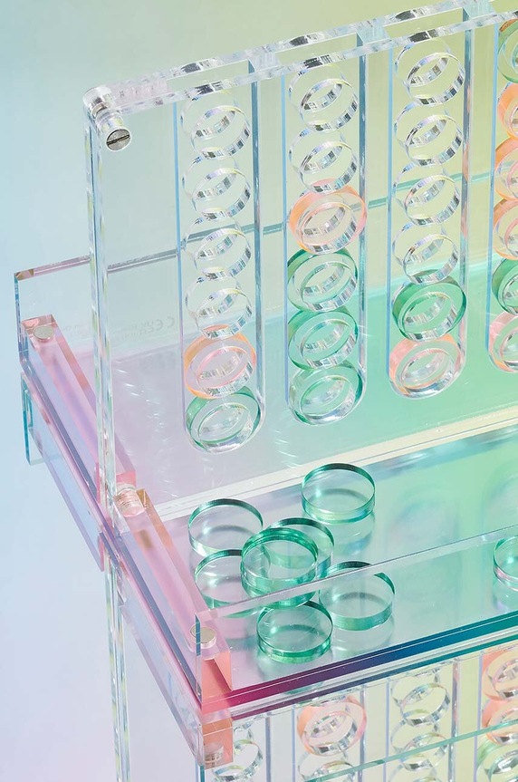 SunnyLife gra Mini Lucite 4 In A Row Aurora S35LMROW multicolor