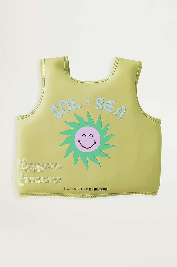 SunnyLife gyerek úszómellény SmileyWorld Sol Sea S3VVELSM többszínű AA00