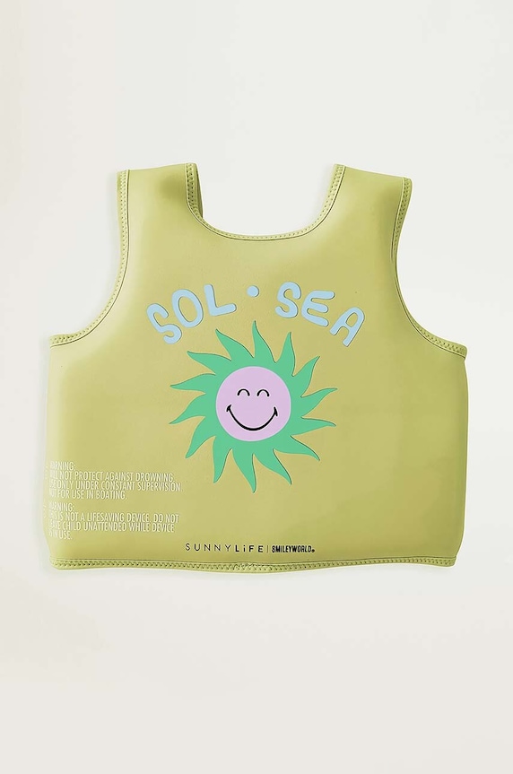 SunnyLife gyerek úszómellény SmileyWorld Sol Sea S3VVELSM többszínű AA00