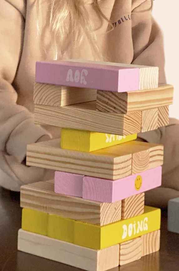 Arkadna igra SunnyLife Jumbling Tower pisana S3WGTWSM