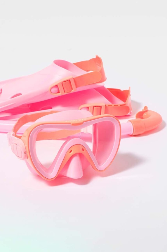 Κιτ καταδύσεων για παιδιά SunnyLife Sea Seeker Ocean 3-pack S3VDSMOT ροζ AA00