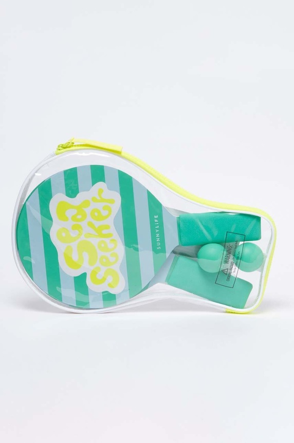 BIMBA SunnyLife set racchette e palline da spiaggia Sea Seeker Dip Dye S3WKBASS multicolore