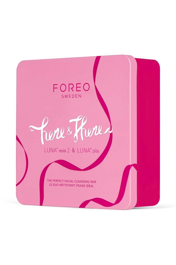 FOREO zestaw szczoteczek sonicznych Here & There LUNA™ mini 2 i LUNA™ play F9762. różowy AA00