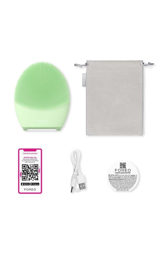 Četka za čišćenje i učvršćivanje kože lica FOREO LUNA 4 Combination Skin F1276 zelena
