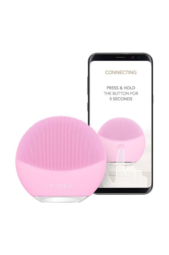 Home SPA FOREO spazzola per il massaggio e la pulizia della pelle del viso LUNA™ Mini 3 F9427. rosa