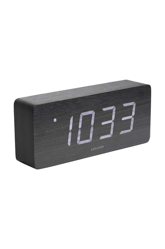 Karlsson ceas cu alarmă negru KA5654BK