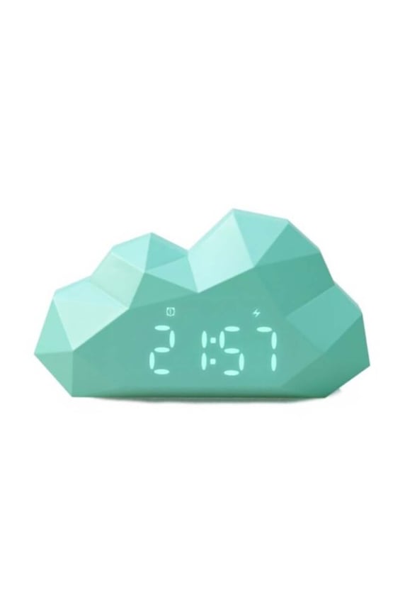 MOB ceas cu alarmă Mini Cloudy Clock verde CLOU.TQ.01