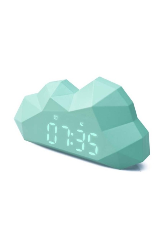 MOB ceas cu alarmă Mini Cloudy Clock CLOU.TQ.01 verde AA00