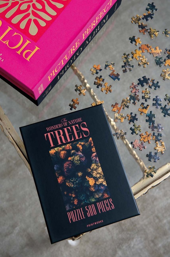 Lifestyle Printworks puzzle Trees 500 elementów PW00559 többszínű