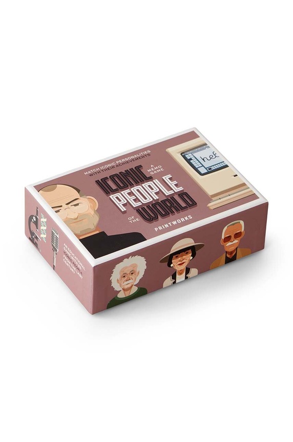 Lifestyle Printworks gra karciana Memory Iconic People PW00571 multicolor