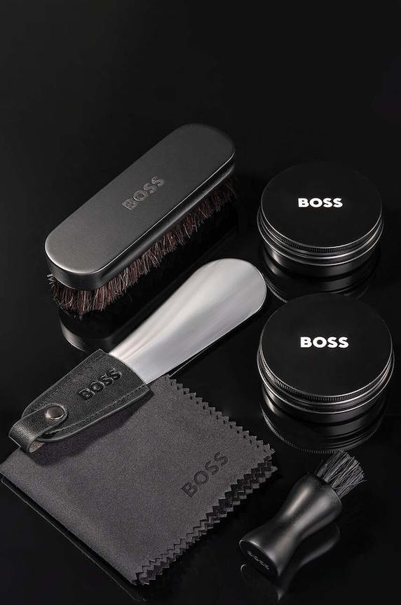 Комплект за почистване на обувки Hugo Boss Iconic HAS321A жълт