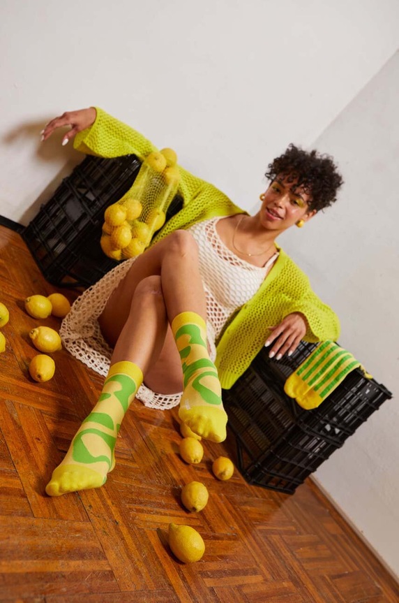 Eat My Socks skarpetki Fresh Lemons 2-pack EMSNOCFLE2