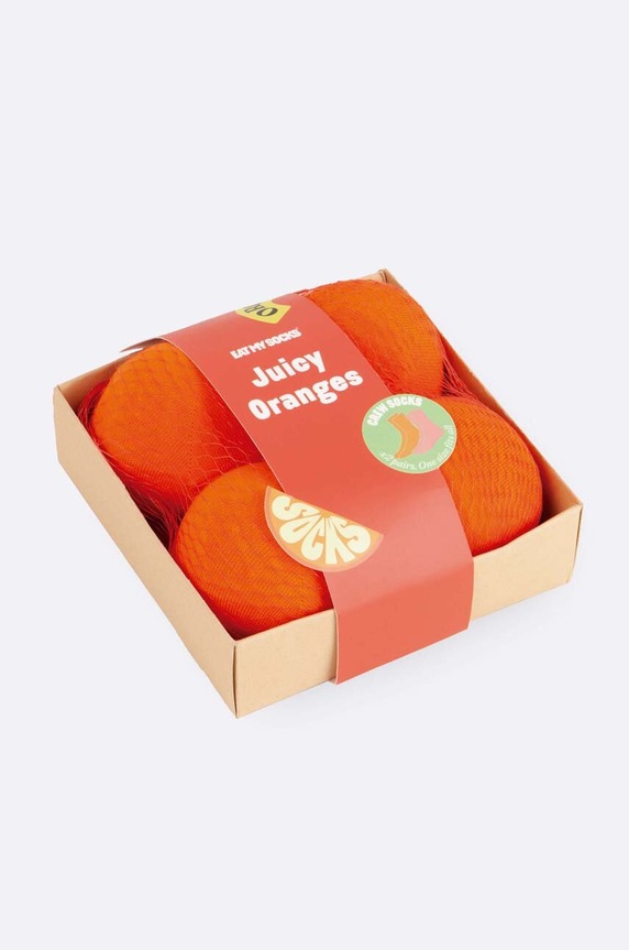 Eat My Socks skarpetki Juicy Oranges 2-pack pomarańczowy EMSNOCJOR2