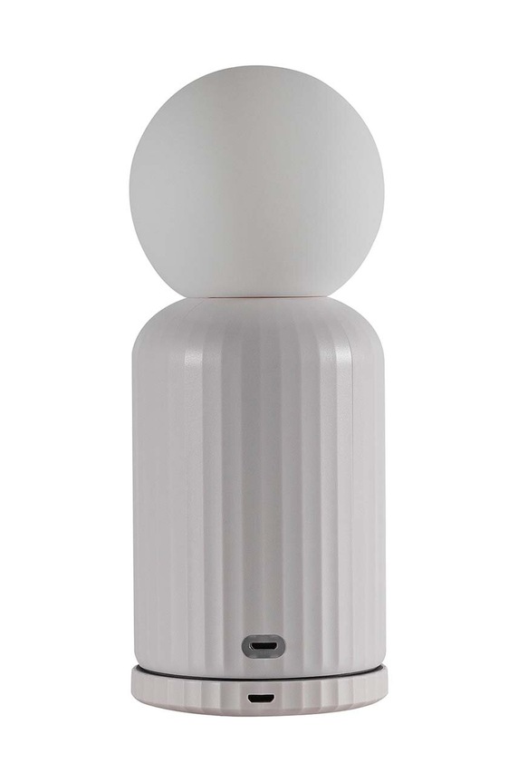 Salon i sypialnia Lund London lampka z ładowarką bezprzewodową 2w1 Skittle LL.7478 biały