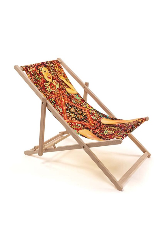 Ξαπλώστρα Seletti Chair Lady On Carpet πολύχρωμο 16680