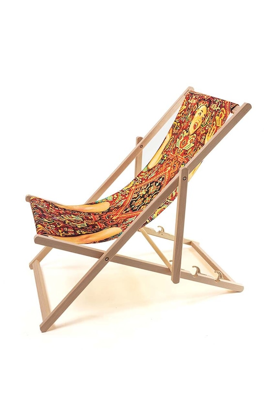 Ξαπλώστρα Seletti Chair Lady On Carpet πολύχρωμο 16680