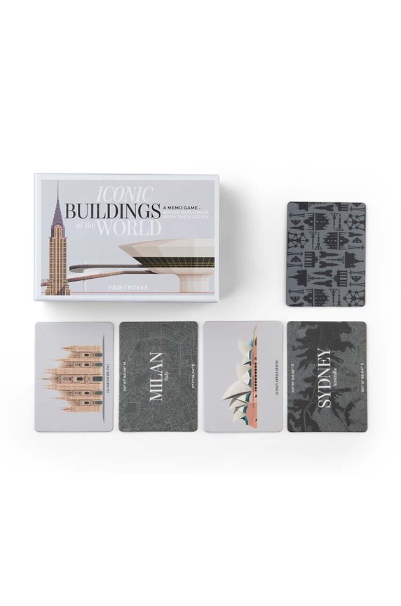 Printworks gra karciana Memory Famous Buildings PW00450 multicolor AA00